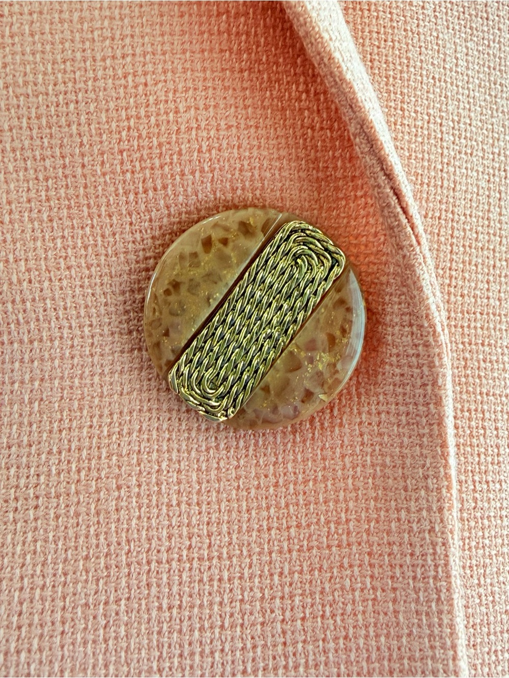 STELLA MCCARTNEY PINK WOOL SINGLE BUTTON BLAZER JACKET - Picture 8 of 15